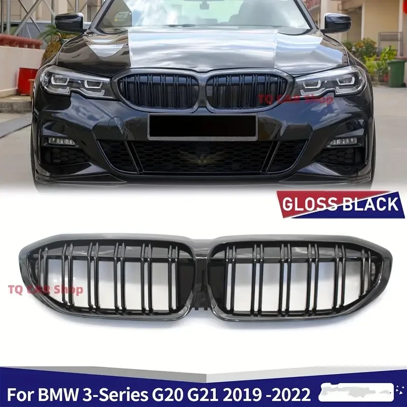 BMW 3 G20/21 2018-2022 Crni Gril Grill Maska Bubrezi branik